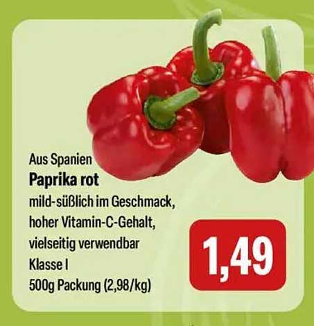 Paprika rot