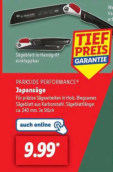 PARKSIDE PERFORMANCE® Japan-Säge