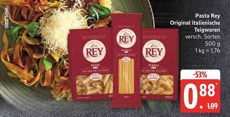 Pasta Rey Original italienische Teigwaren 500 g