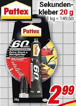 Pattex Sekundenkleber 20 g