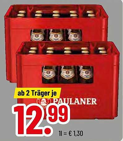 Paulaner Bierträger – Ab 2 Träger je 12,99 €