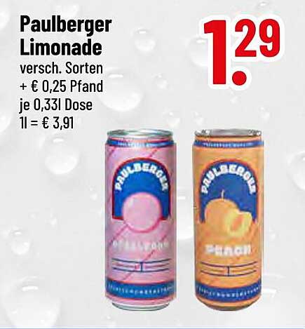Paulberger Limonade - versch. Sorten