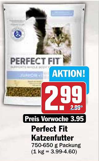 Perfect Fit Katzenfutter 750-650 g Packung