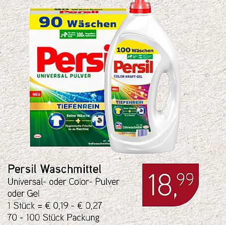 Persil Waschmittel - Universal- oder Color-Pulver oder Gel