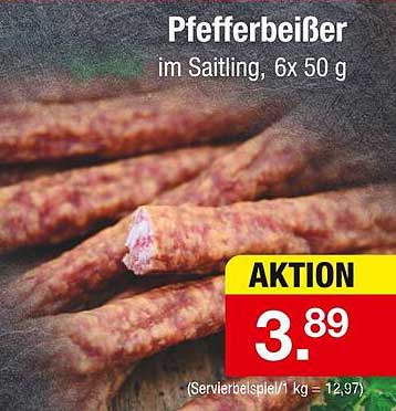 Pfefferbeißer im Saitling, 6x50 g