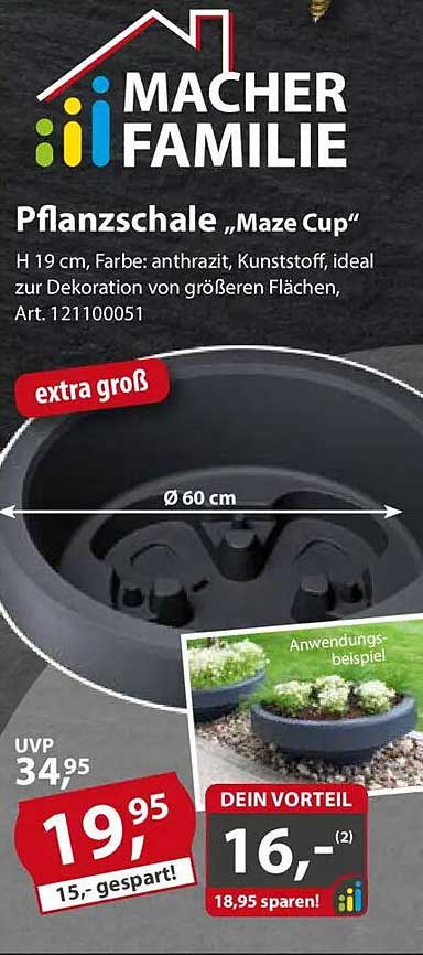 Pflanzschale "Maze Cup"