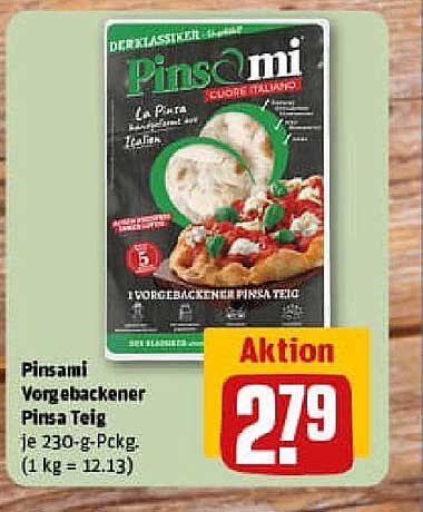 Pinsami Vorgebackener Pinsa Teig
