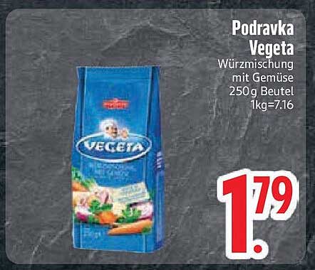 Podravka Vegeta Würzmischung mit Gemüse 250 g Beutel