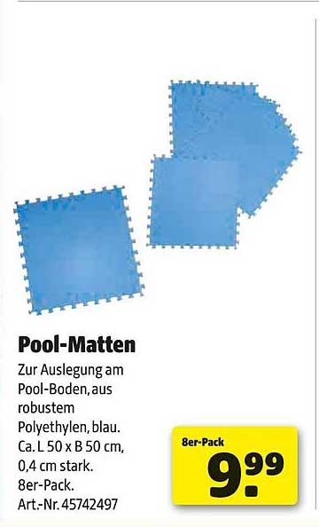 Pool-Matten 8er-Pack