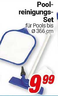 Poolreinigungs-Set für Pools bis Ø 366 cm