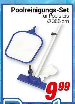 Poolreinigungs-Set für Pools bis Ø 366 cm