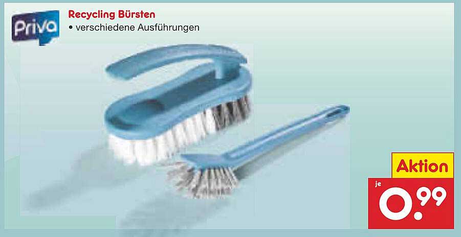 Priva Recycling Bürsten - verschiedene Ausführungen