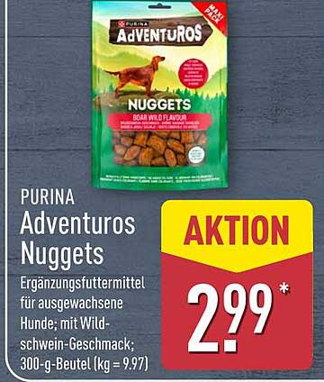 PURINA Adventuros Nuggets mit Wildschwein-Geschmack