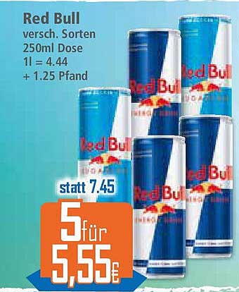 Red Bull verschiedene Sorten 250ml Dose