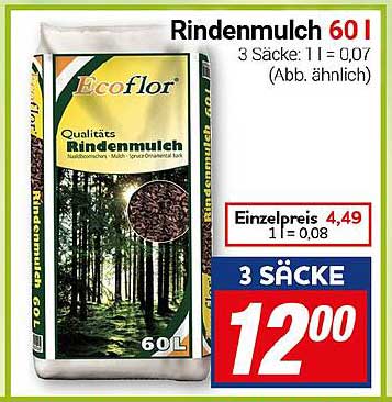 Rindenmulch 60L - Ecoflor