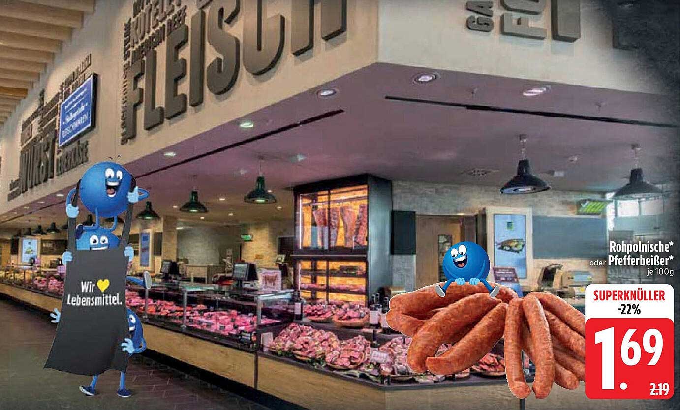Rohpolnische* oder Pfefferbeißer* je 100g