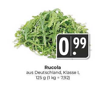 Rucola aus Deutschland, Klasse I, 125 g