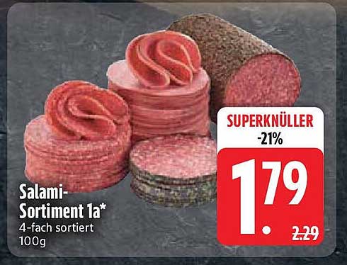Salami-Sortiment 1a* - 4-fach sortiert (100g)