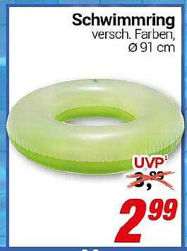 Schwimmring, versch. Farben, Ø 91 cm