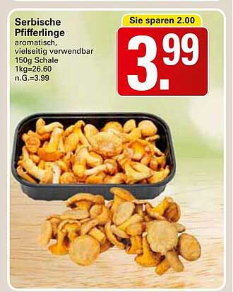 Serbische Pfifferlinge 150g