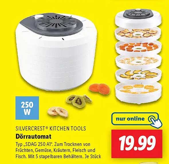 SILVERCREST® Dörrautomat Typ „SDAG 250 A1“