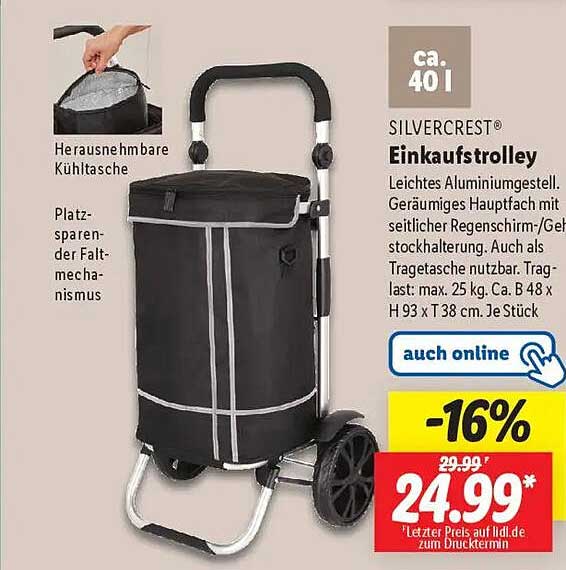 SILVERCREST® Einkaufstrolley