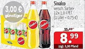 Sinalco verschiedene Sorten 12x1,0-L PET