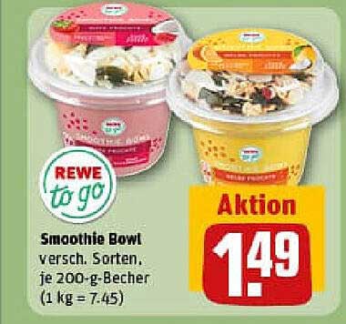Smoothie Bowl - verschiedene Sorten, je 200-g-Becher