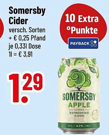 Somersby Cider - Verschiedene Sorten