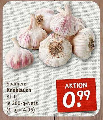 Spanischer Knoblauch Kl. I - Aktion!