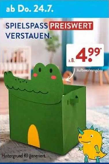Spielspaß für Kinder – Aufbewahrungsbox im Tierdesign