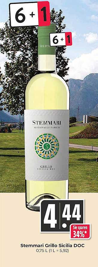 Stemmari Grillo Sicilia DOC 0,75 L
