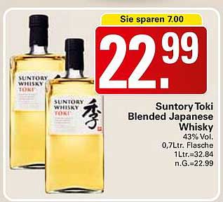 Suntory Toki Blended Japanese Whisky 0,7L