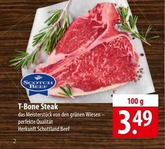 T-Bone Steak - das Meisterstück von den grünen Wiesen