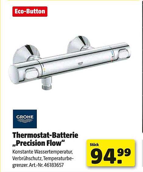 Thermostat-Batterie „Precision Flow“