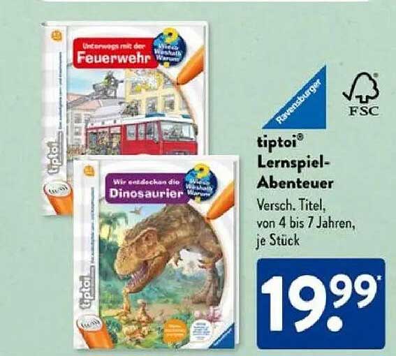 tiptoi® Lernspiel-Abenteuer - Verschiedene Titel