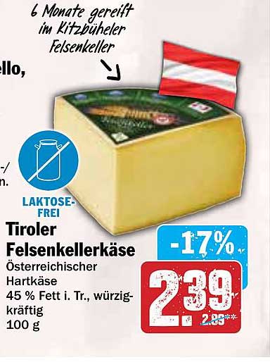 Tiroler Felsenkäse – Österreichischer Hartkäse