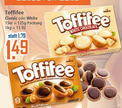 Toffifee Classic oder White 125g Packung