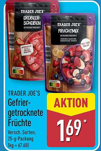 TRADER JOE'S Gefrier-getrocknete Früchte