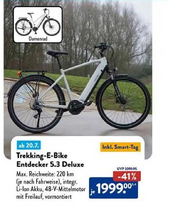 Trekking-E-Bike Entdecker 5.3 Deluxe