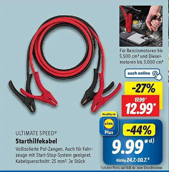 ULTIMATE SPEED® Starthilfekabel