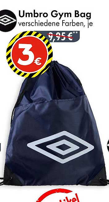 Umbro Gym Bag - verschiedene Farben, je