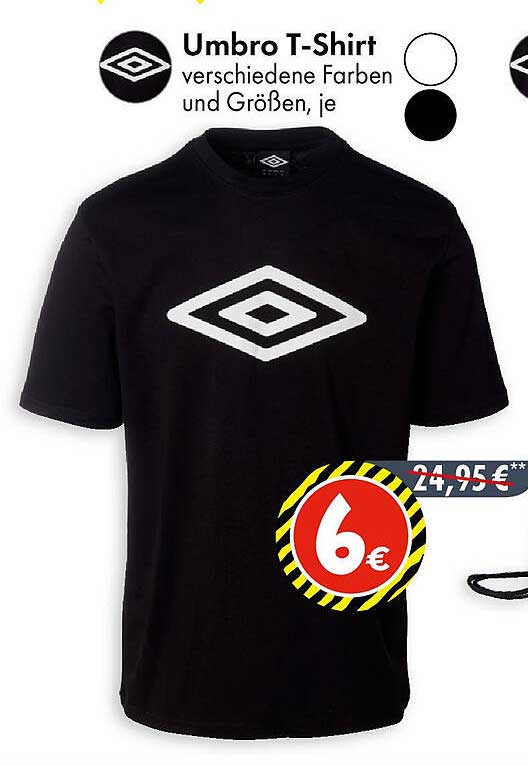 Umbro T-Shirt in verschiedenen Farben und Größen