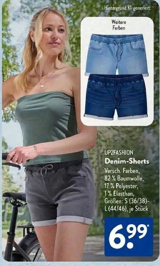 UP2FASHION Denim-Shorts