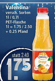Valensina Saft - Verschiedene Sorten 1l / 0,7l PET-Flasche