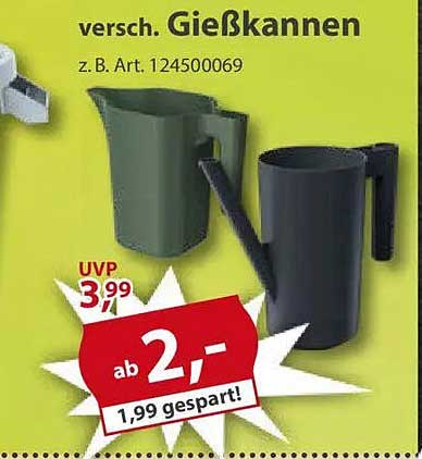 versch. Gießkanne