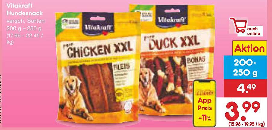 Vitakraft Hundesnack, verschiedene Sorten, 200 g - 250 g