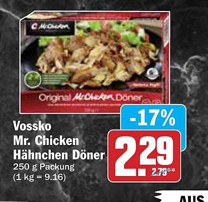 Vossko Mr. Chicken Hähnchen Döner 250 g