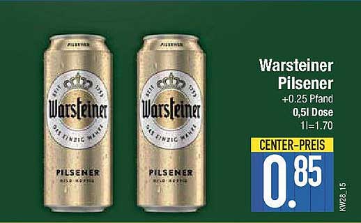 Warsteiner Pilsener 0,5l Dose