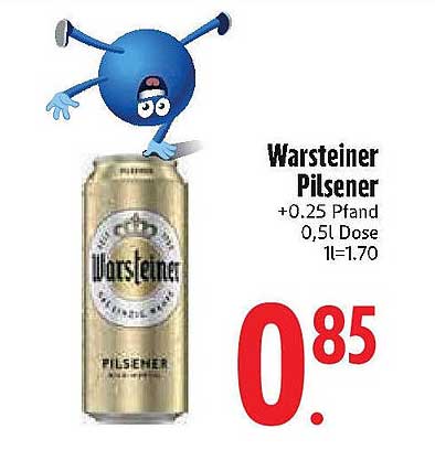 Warsteiner Pilsener 0,5L Dose